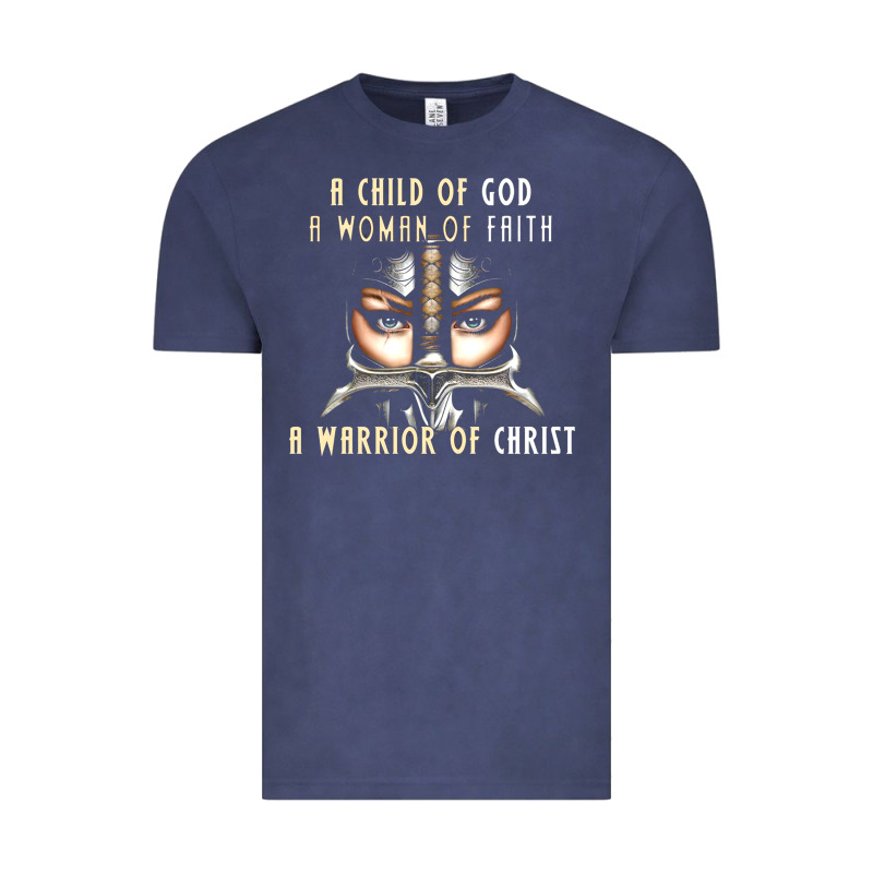 Child Of God Woman Of Faith Warrior Of Christ Vintage Tee by artisFamous | Teevron