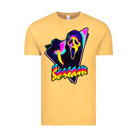 Vintage Mustard scream horror movie Vintage Tee - artisFamous