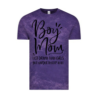Cloud Purple boy mom less drama than girls but harder to Vintage Tee - artisFamous