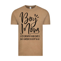 Vintage Coffee boy mom less drama than girls but harder to Vintage Tee - artisFamous
