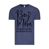 Vintage Denim boy mom less drama than girls but harder to Vintage Tee - artisFamous