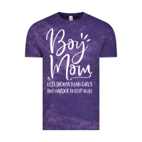 Cloud Purple boy mom less drama than girls but harder to Vintage Tee - artisFamous