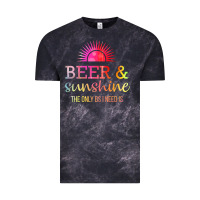 Cloud Black the only bs i need is beer sunshine Vintage Tee - artisFamous