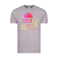 Vintage Zinc the only bs i need is beer sunshine Vintage Tee - artisFamous