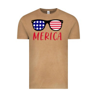 Vintage Camel Merica Usa Flag Sunglasses 4th Of July Vintage Tee - artisFamous