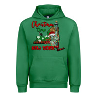 Emerald christmas time in new york Urban Hoodie - BarkalooDesign