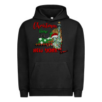 Pigment Black christmas time in new york Urban Hoodie - BarkalooDesign