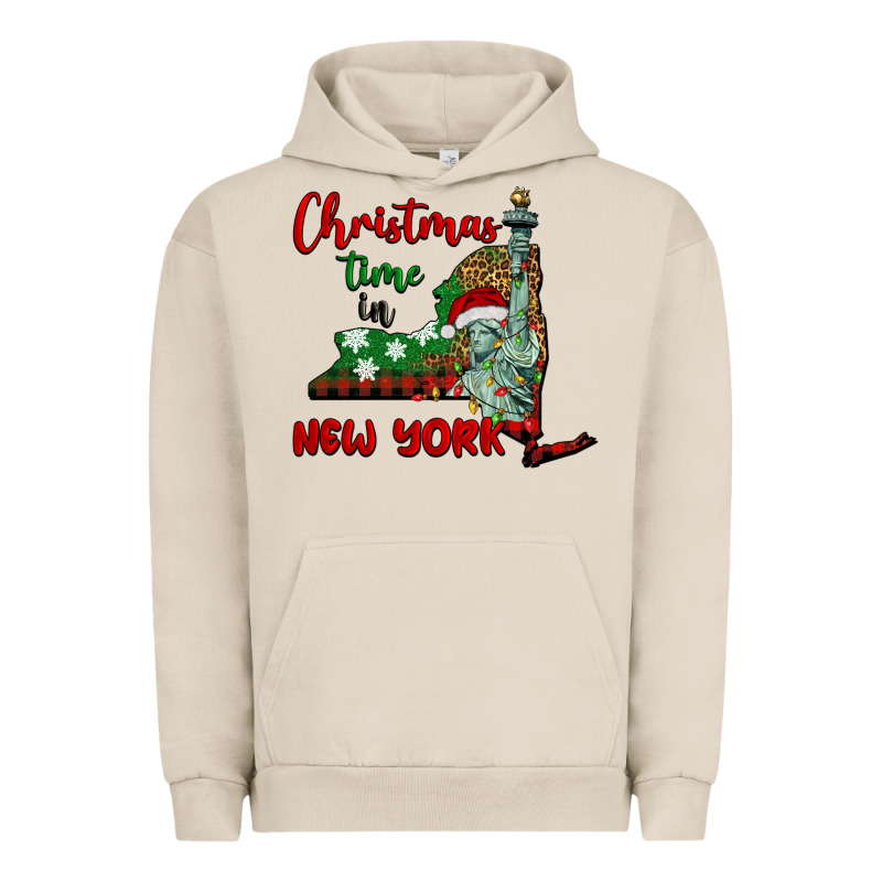 Christmas Time In New York Urban Hoodie by BarkalooDesign | Teevron