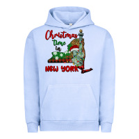 Pigment Grape Ice christmas time in new york Urban Hoodie - BarkalooDesign