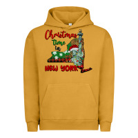 Pigment Peanut Butter christmas time in new york Urban Hoodie - BarkalooDesign