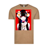 Vintage Coffee anime girl japanese Vintage Tee - artisFamous