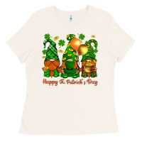 Happy St. Patricks Day With Gnomies Ladies Tee | Teevron