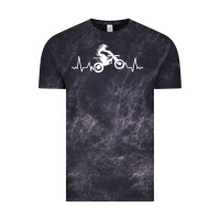 Cloud Black dirt bike Vintage Tee - artisFamous