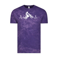 Cloud Purple dirt bike Vintage Tee - artisFamous