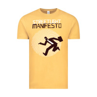 Vintage Mustard streetlight manisfesto vertigo Vintage Tee - artisFamous