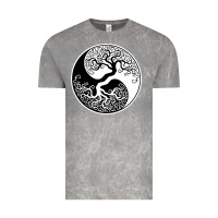 Cloud Rock tree of life yin yang Vintage Tee - artisFamous