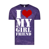 Cloud Purple i heart my girlfriend shirt Vintage Tee - artisFamous