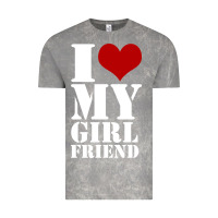 Cloud Rock i heart my girlfriend shirt Vintage Tee - artisFamous
