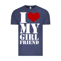 Vintage Denim i heart my girlfriend shirt Vintage Tee - artisFamous