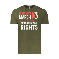 Vintage Olive women’s march for reproductive rights pro choice feminist, women’s Vintage Tee - artisFamous