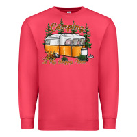 Cardinal camping is my happy place Premium Sweatshirt - SublimationCraftShop