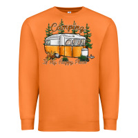 Carrot camping is my happy place Premium Sweatshirt - SublimationCraftShop