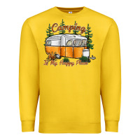 Lemon camping is my happy place Premium Sweatshirt - SublimationCraftShop