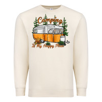 Sandshell camping is my happy place Premium Sweatshirt - SublimationCraftShop