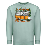 Seafoam camping is my happy place Premium Sweatshirt - SublimationCraftShop
