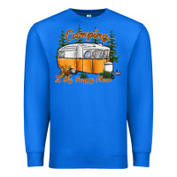 True Royal camping is my happy place Premium Sweatshirt - SublimationCraftShop