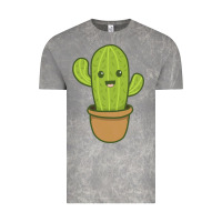 Cloud Rock happy cactus hug me please Vintage Tee - artisFamous