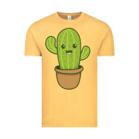 Vintage Mustard happy cactus hug me please Vintage Tee - artisFamous
