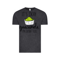 Vintage Black its okay guacamole im extra too Vintage Tee - artisFamous