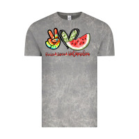 Cloud Rock Peace love watermelon Vintage Tee - NancyCooperArtShop