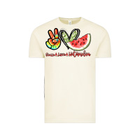Vintage Arctic Peace love watermelon Vintage Tee - NancyCooperArtShop