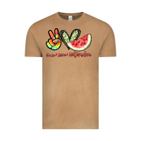 Vintage Camel Peace love watermelon Vintage Tee - NancyCooperArtShop