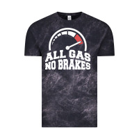 Cloud Black all gas no brakes Vintage Tee - artisFamous