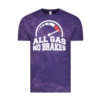 Cloud Purple all gas no brakes Vintage Tee - artisFamous