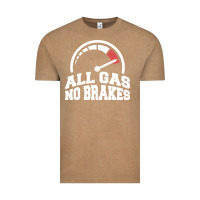 Vintage Coffee all gas no brakes Vintage Tee - artisFamous