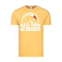 Vintage Mustard all gas no brakes Vintage Tee - artisFamous