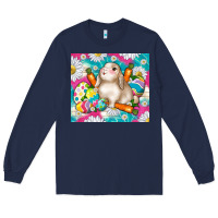 Navy easter day rabbit Long Sleeve Tee - TumblerDesignByShophia