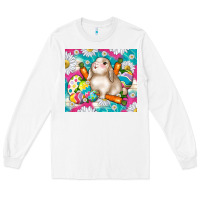 White easter day rabbit Long Sleeve Tee - TumblerDesignByShophia