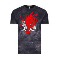 Cloud Black cyberpunk 2077 Vintage Tee - artisFamous