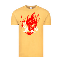 Vintage Mustard cyberpunk 2077 Vintage Tee - artisFamous