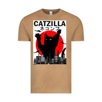Vintage Camel vintage catzilla japanese sunset style Vintage Tee - artisFamous