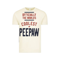 Officially The World's Coolest Peepaw | Mens Gift Vintage Tee | Teevron