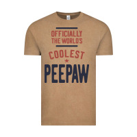 Vintage Coffee Officially The World's Coolest Peepaw | Mens Gift Vintage Tee - artisFamous