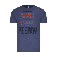 Vintage Denim Officially The World's Coolest Peepaw | Mens Gift Vintage Tee - artisFamous