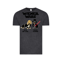 Vintage Black wiener wars funny dachshund Vintage Tee - artisFamous