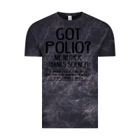 Cloud Black got polio me neither thanks science Vintage Tee - artisFamous